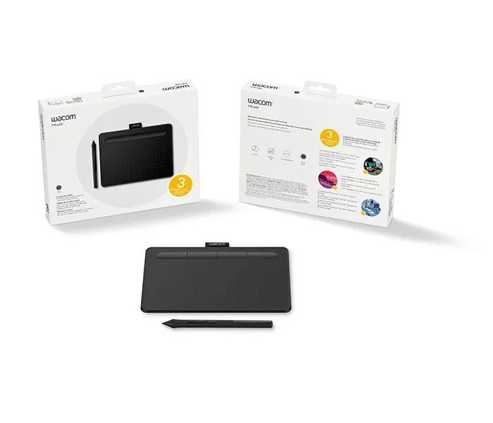Графічний планшет Wacom Intuos small чорний (без Bluetooth) – Wacom