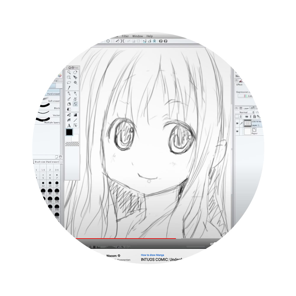 Графічний планшет Wacom Intuos Manga Edition Small з Bluetooth чорний Графічний планшет Wacom Intuos Manga Edition Small з Bluetooth чорний
