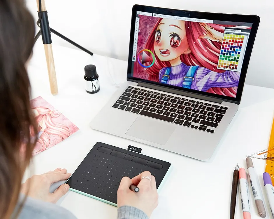 Графічний планшет Wacom Intuos small з Bluetooth фісташковий Графічний планшет Wacom Intuos small з Bluetooth фісташковий