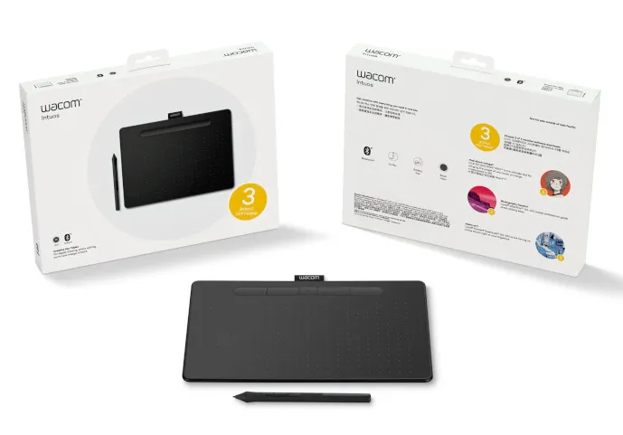 Графічний планшет Wacom Intuos medium з Bluetooth чорний Графічний планшет Wacom Intuos medium з Bluetooth чорний