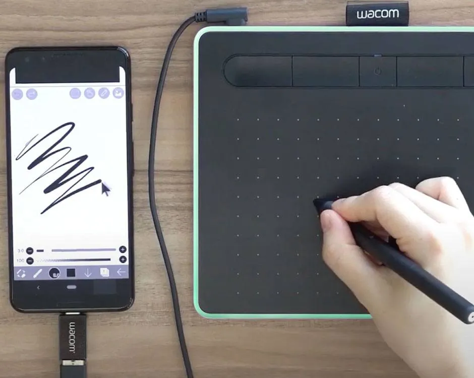 Графічний планшет Wacom Intuos small з Bluetooth фісташковий Графічний планшет Wacom Intuos small з Bluetooth фісташковий