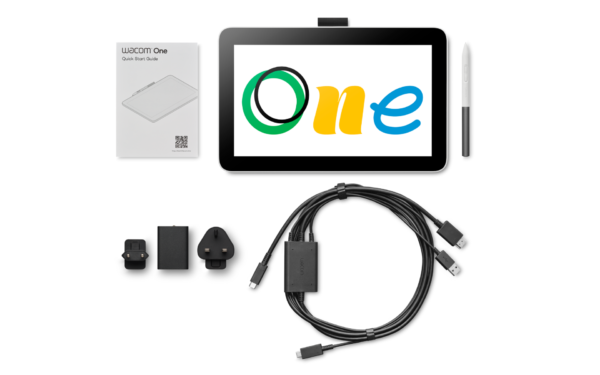 Wacom One 12_Box Content as Overview