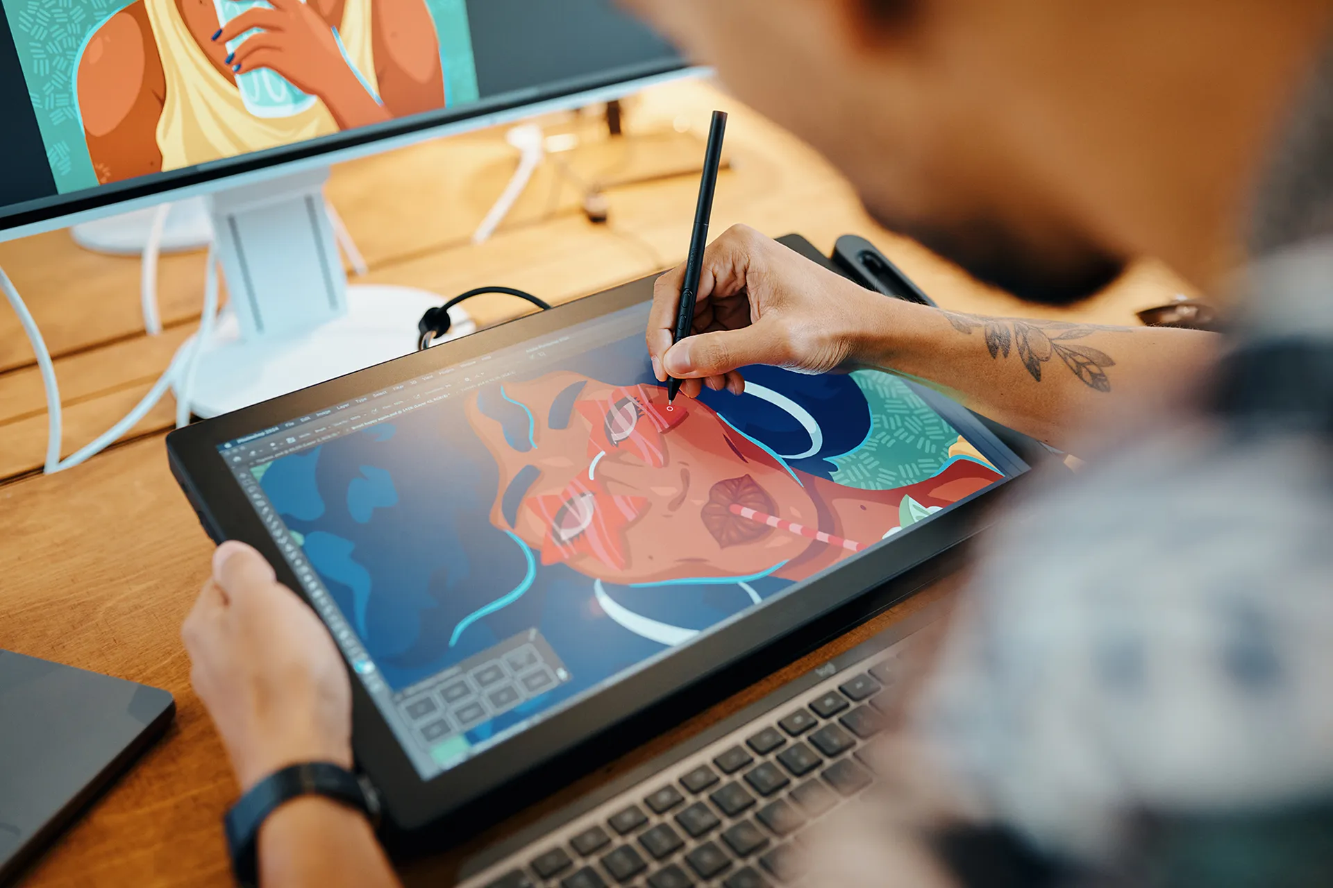 Графічний монітор-планшет Wacom Cintiq Pro 22 (з підставкою) Графічний монітор-планшет Wacom Cintiq Pro 22 (з підставкою)