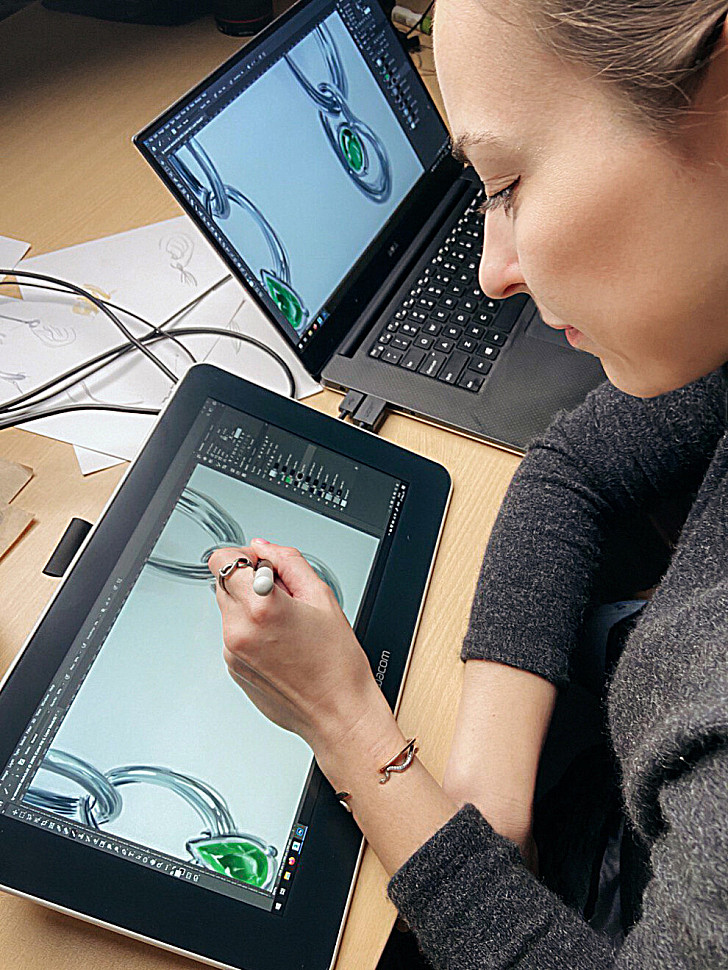 Ювелір Олена Яструб: Як створювати прикраси за допомогою Wacom Ювелір Олена Яструб: Як створювати прикраси за допомогою Wacom